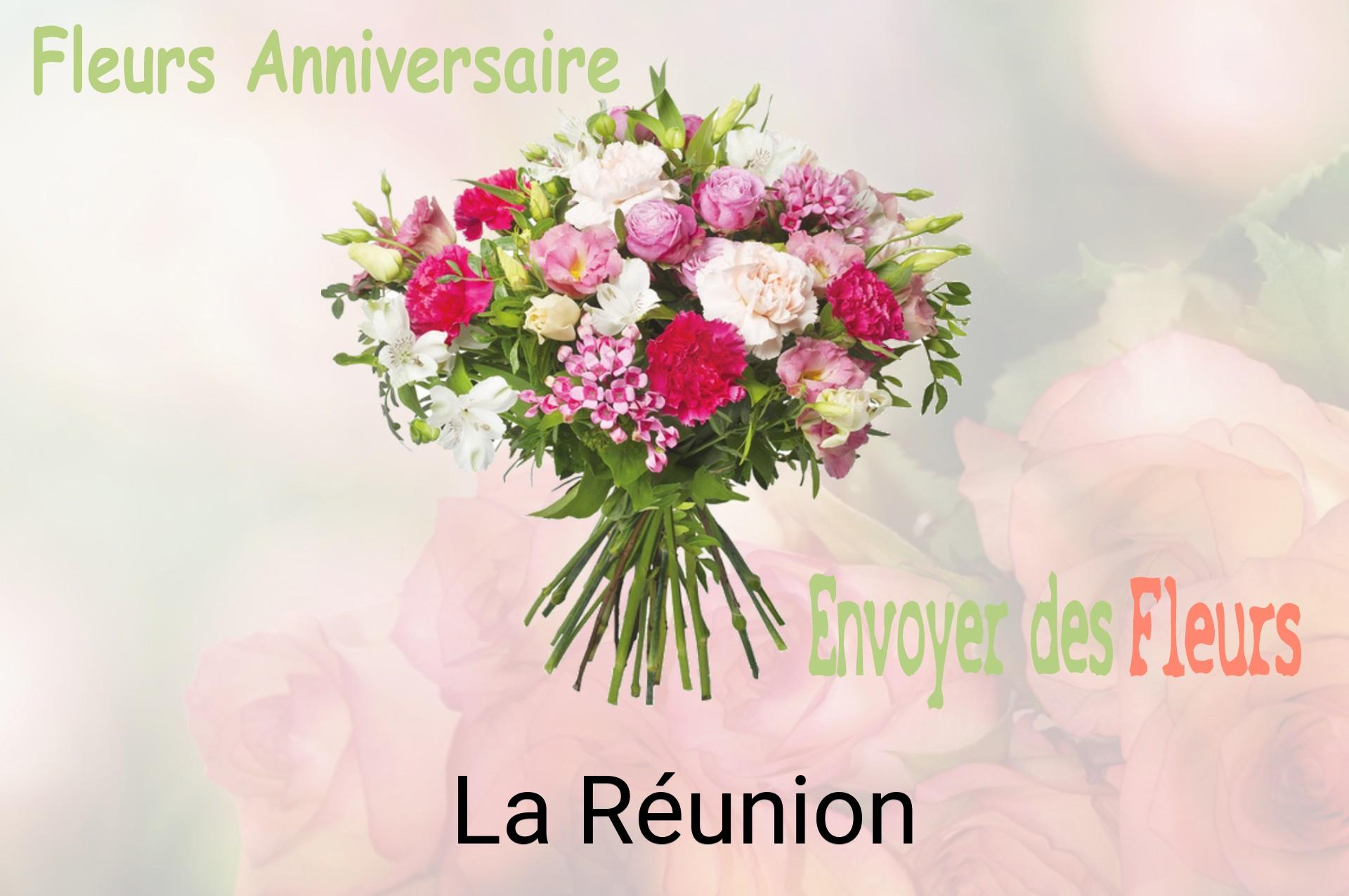 Bouquet de fleurs d’anniversaire livré à La Réunion